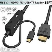 FOINNEX Dex Cable with Charging,USB Port,Micro SD Card Reader For Sams