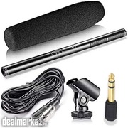 Pro Shotgun Super Uni-Directional Condenser Microphone Kit for Canon P