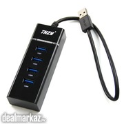 THZY USB 3.0 4-Port HUB, THZY Bus-Powered 3.0 4-Port HUB with Built-in