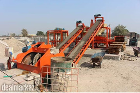 KM-28 semiautomatic plant for concrete Blocks & Tuff Tiles