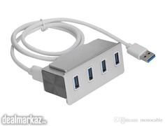 High Quality Multiple USB Port Adapter 4 Port Aluminum USB 3.0 HUB For