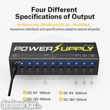 Donner DP-2 Guitar Pedal Board Power Supply High Current 10 Isolated D
