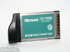 MICRONET 10/100 SP160TA 2400-1381 32 BIT LAPTOP PCMCIA CARD ORIGINAL U