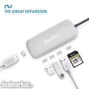 HooToo USB C Hub, HooToo USB C Adapter/Charger USB C to USB 3.1 with T