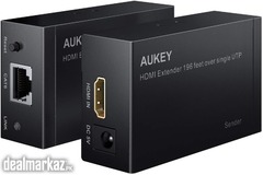 AUKEY HDMI Extender, Powered HDMI Repeater Over Enthernet Cable, Suppo