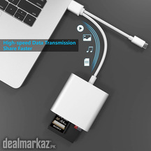 Cateck SD/Micro SD/TF Card Reader, USB Type C Micro USB OTG Adapter, 3