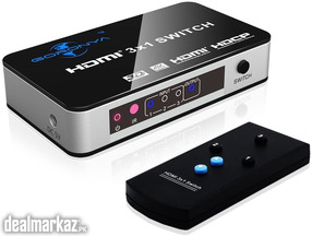Goronya 3 Port HDMI Switch Box 3 Input 1 Output, HDMI Hub Selector wit