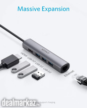 Anker 5-in-1 Premium USB-C Data Hub, with HDMI Output, 1-Gigabit Ether