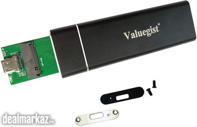 Valuegist NGFF/M.2 SATA SSD Enclosure, Aluminum External SSD Adapter/R