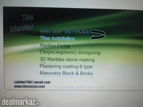 Tile marble plastering cheps tile fixer marble fixer