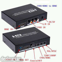 HDMI-AV to HDMI Converter with NTSC to PAL conversion ORIGINAL UK