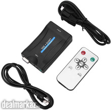 VGA to SCART Converter, VGA to SCART Video Audio Converter Adapter USB