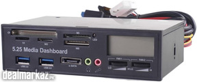 All in 1 Media Dashboard 5.25 inch CD ROM Multifunctional Panel 525F20