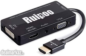Ruipoo HDMI Adapter 4K High Resolution Multiport 4-1 Active HDTV HDMI