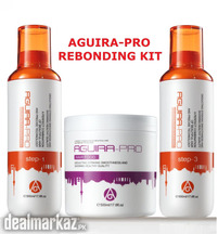 aguira pro hair rebonding kit
