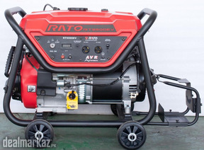 RATO 6.5 kW (8 kVA) Self Start Petrol n Gas Generator - RT9500EV with