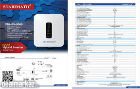 HYBRID 6KW Solar Inverter IP 66 5Year