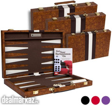 Original Backgammon Set Classic Board Game Case