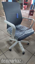 Imported white office chair mesh back
