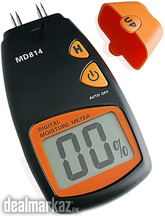 Digital MD814 Wood Moisture Meter Tester, 4 Pins Wood Trees Bamboos Mo