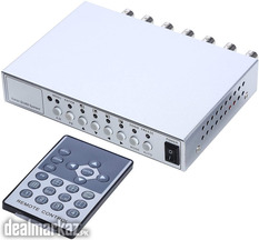 UHPPOTE 4 Channel Color Quad System Video Splitter CCTV DVR Camera Pro