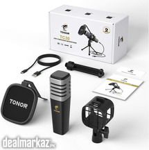 TONOR USB-Type C Condenser Microphone with Stand Tripod, Pop Filter, S