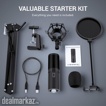 TONOR USB Microphone Kit, Streaming Podcast PC Cardioid Condenser Comp