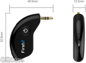 FirstE Portable Wireless Bluetooth Transmitter Connected to TV and 3.5