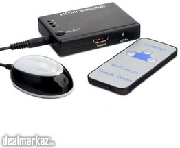AGPTEK 3 x 1 HDMI Mini Switch w Remote Control USB 2.0 ORIGINAL UK