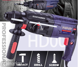Makute Heavy Duty 26mm electric Rotary Hammer drill with box case