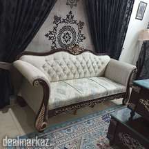 King size chanyoti sofa 7 setar shesham wood home delivery fitting????