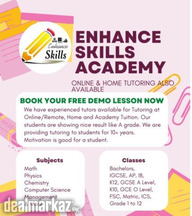Enhance Skills Home Tuitions and Online Tutoring