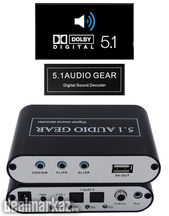 XBOX360, PS3, STB, DVD Headphone,5.1 Channel AC3/DTS Digital Audio Gea