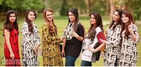 Imran Khan logo printed Kurta shirt for Girls (Same time delivery)