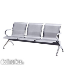 Imported waiting bench metal bench visitor chair guest chair 3 seats