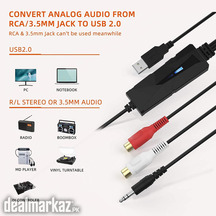 VTOP AV202-B USB2.0 Audio Capture/Grabber Card Device - Win Mac ORIG