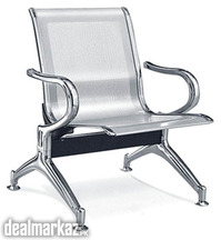 Silver Grey Waiting Chair for Public Section single seat