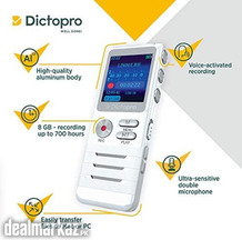 Dictopro Digital Voice Activated Recorder Easy HD Recording of Lecture