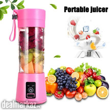 6 Blades 400Ml Mini Juicer Rechargeable Portable Electric Fruit Juicer