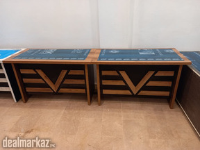 Office Table Full Shine Study Table Glass sheet