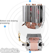 CPU Cooler,6 Heatpipes CPU Air Cooler/CPU Heatsink for INTEL & AMD