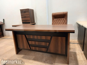 Executive Table Office Table Brown Table 3 mobile draws officer table
