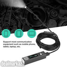 Inspection Camera, USB Endoscope, F150 1200P 8LED WiFi Endoscope 2MP H