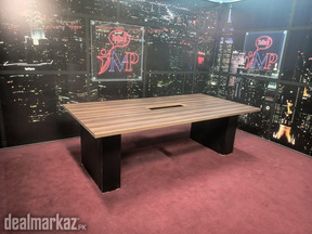 Conference table brown and black