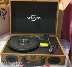 VIFLYKOD Turntable Bluetooth Speaker USB Gramophone Record player