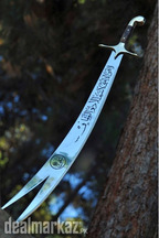 VERY BEAUTIFUL HANDMADE ZULFQR ALI SWORD WITH LEATHER SHEATH AVAILABLE