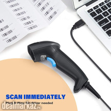 MUNBYN Barcode Scanner USBWired – 1D, 300 ScansSEC ORIGINAL UK ZONE