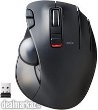 ELECOM EX-G Trackball Mouse, 2.4GHz Wireless, Thumb Control, Sculpted