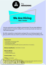 Call Center Sales Male/ Female Executives Required
