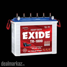 Exide Tr-1800 Tall Tubular Battery 185AH One Year Warranty